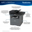MFC-L5800DW Wireless AIO Monochrome Printer